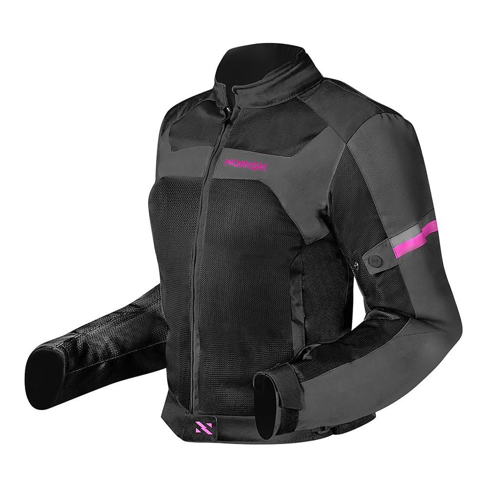 Jaqueta Norisk Feminina Trip Air Lady Preto e Rosa Tamanho:PP/XS