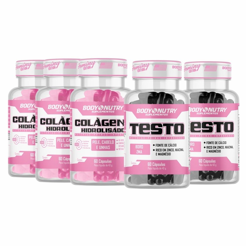 Feminy: Colágeno + Testo para Mulheres