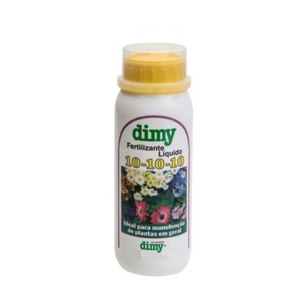 Fertilizante Líquido 10.10.10 Dimy 500ml - Nutrição Equilibrada para Plantas Saudáveis