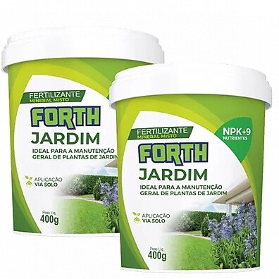 Fertilizante Forth Jardim 400g – Nutrição Completa para Seu Gramado e Jardineira