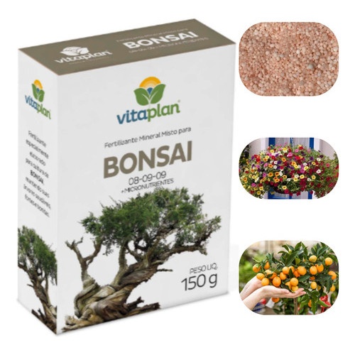 Fertilizante Vitaplan 150g: Nutrição Completa para Bonsai e Plantas