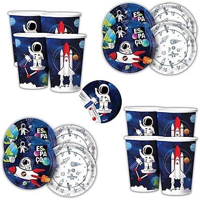 Festa Astronauta: Kit Descartáveis Regina