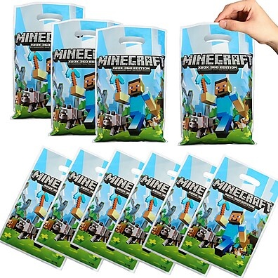 Minecraft Sacos de Presente – 30 Unidades para Festa