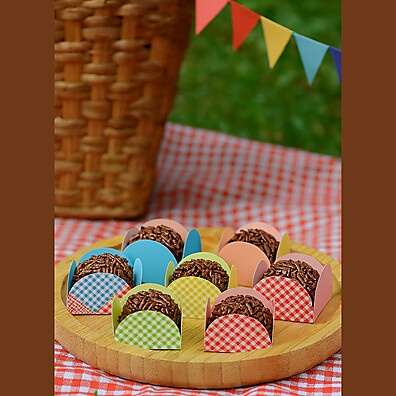 Forminhas Xadrez Nº7: Decore Sua Festa!