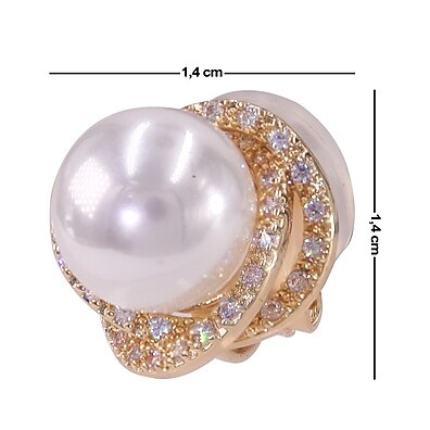 Brincos Coração Strass e Pérola: Elegância para Noivas e Festas