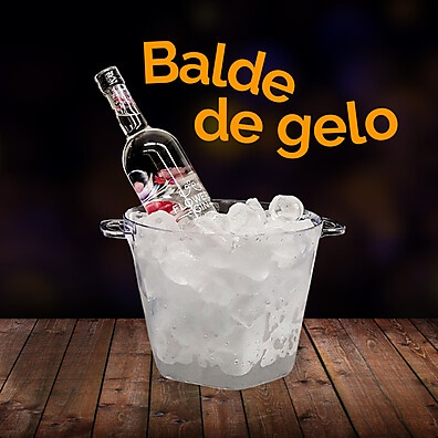 Balde de Gelo 4,25L: Kit com 5 para Festas!
