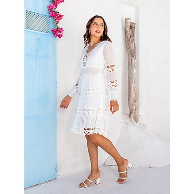Vestido Guipir Curto: Elegância para Festas!