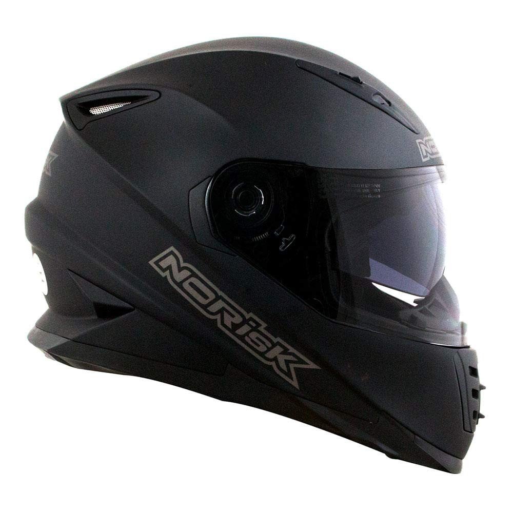 Capacete Norisk FF302 Preto Fosco: Segurança e Estilo para Sua Pilotagem