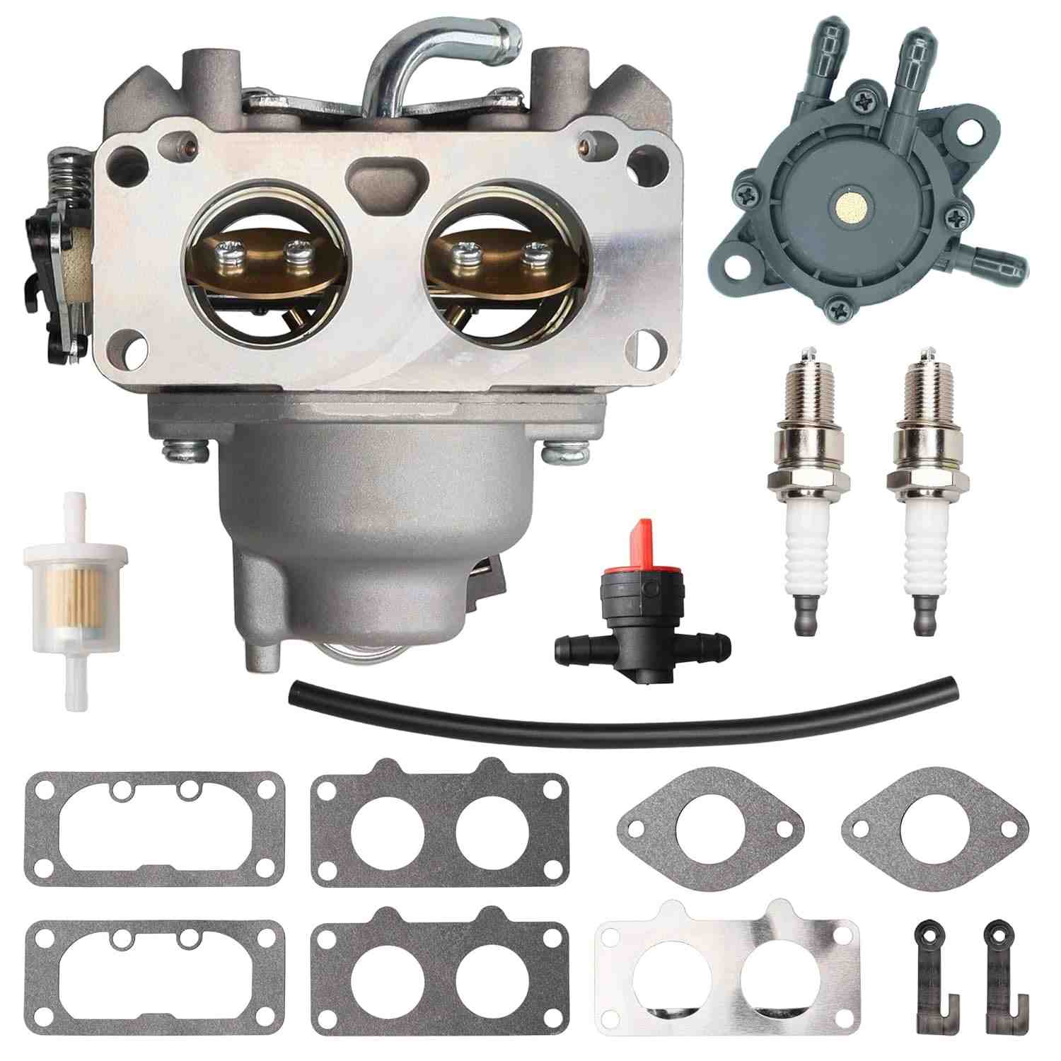 Carburador KM-15004-1008 para Motores Kawasaki FH601V, FH661V, FH680V, FH641V, FX801V, FX851V - Substitui 15003-7093, 15003-7120, 15004-0760, 15004-7029