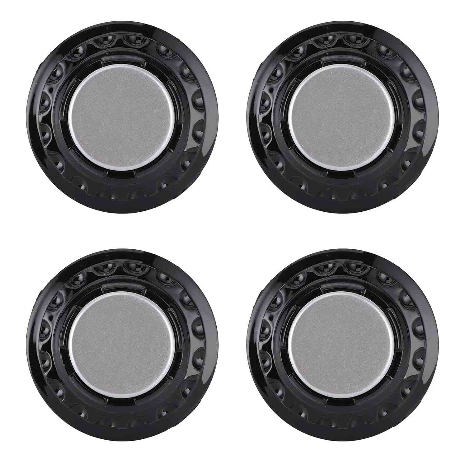 Kit 4 Tampas Cubo Roda Fibra Carbono para Tesla Model 3, S, X - Estilo Premium