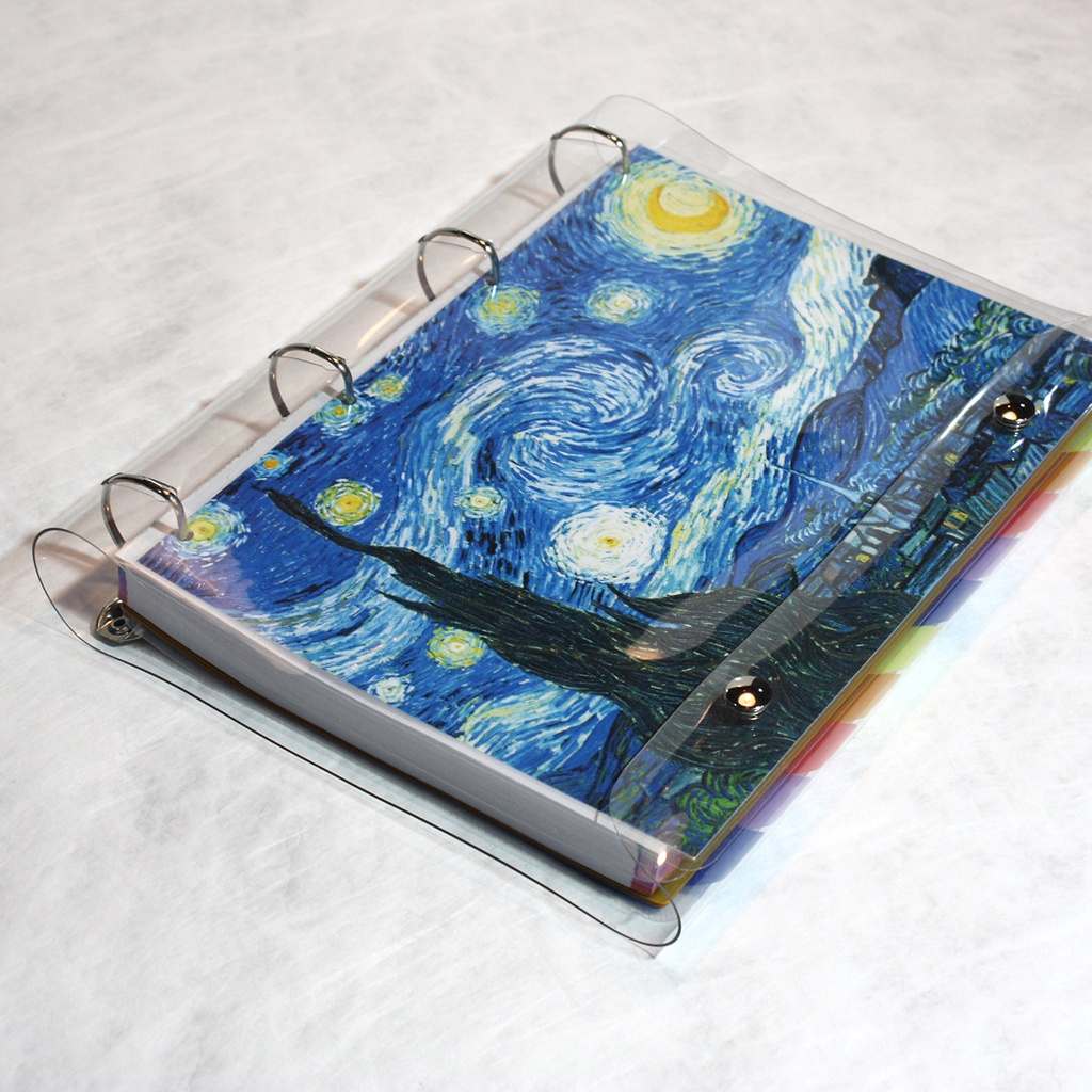 Fichário Universitário Van Gogh: Arte e Praticidade!