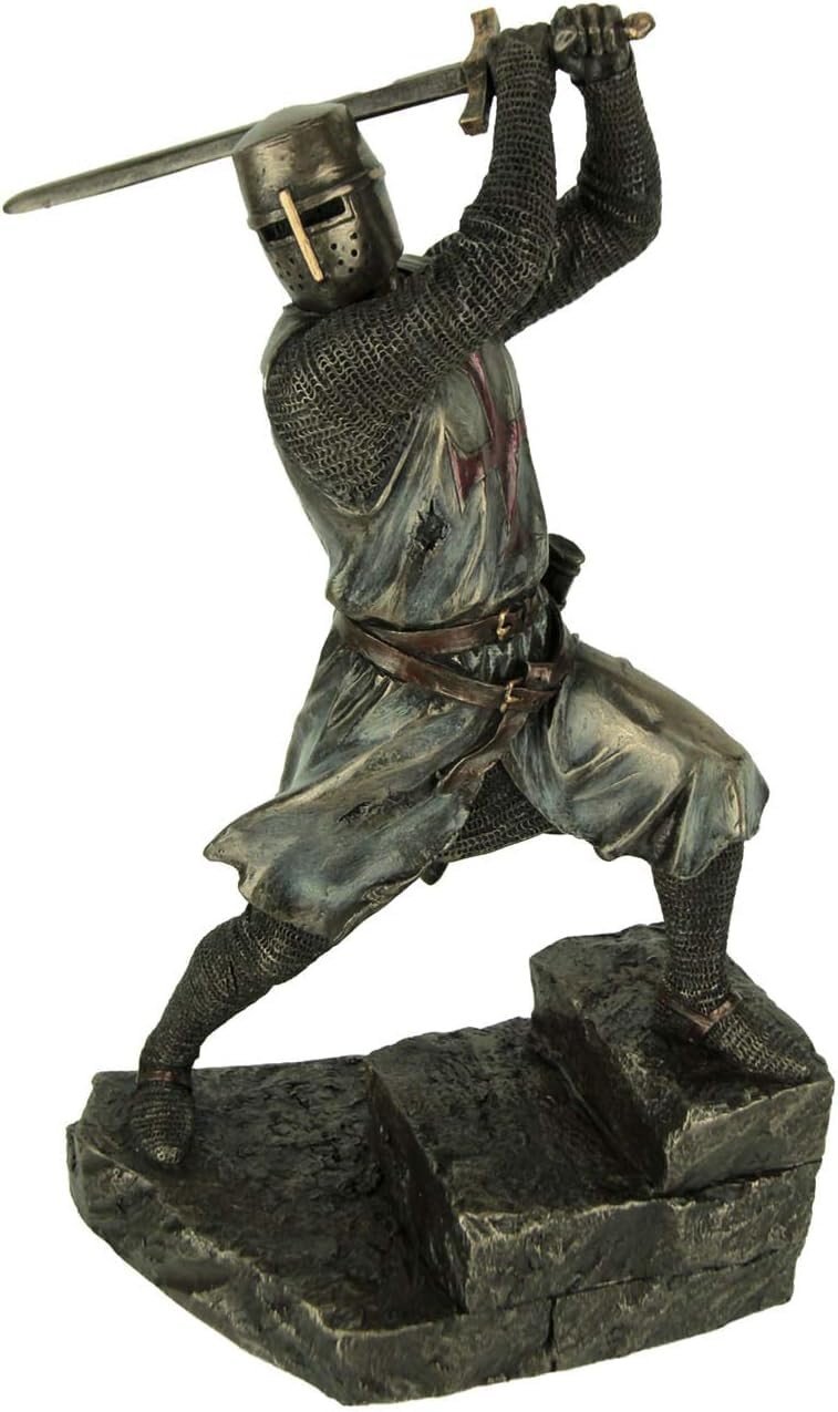 Cavaleiro Medieval Templário com Espada - Figura Detalhada Veronese 77519