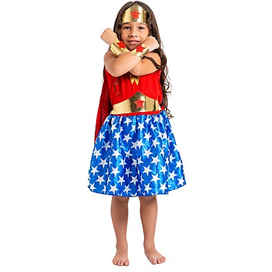 Fantasia Mulher Maravilha Infantil: A Heroína da Sua Filha!