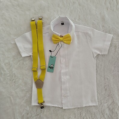 Conjunto Liso Amarelo: Conforto e Estilo para seu Filho