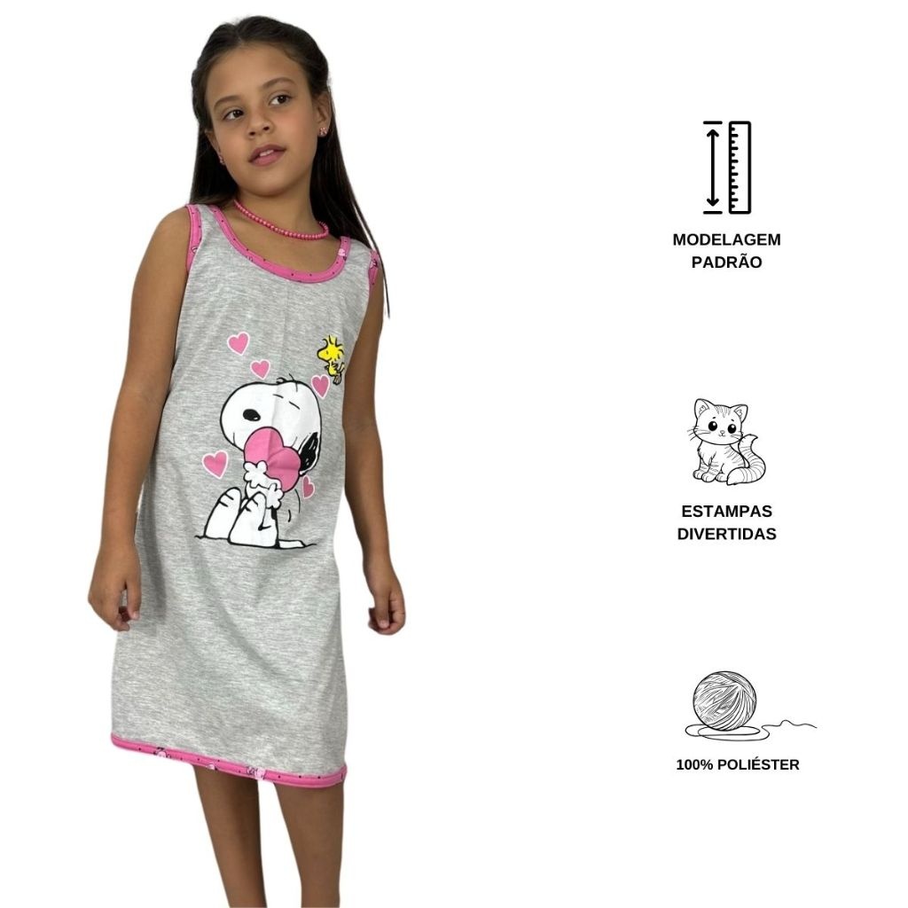 Camisola Infantil Regata com Personagem: Conforto e Estilo para Seu Filho