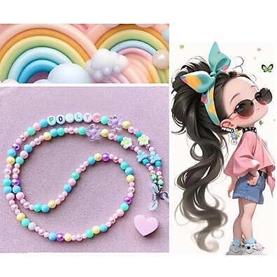 Cordinha de Óculos Infantil Personalizada com Nome: Estilo e Proteção para Seu Filho