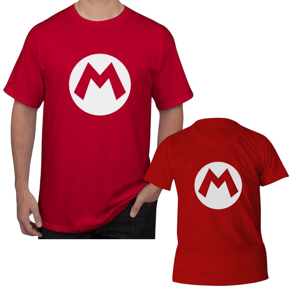 Kit Camisas Luigi Mario: Tal Pai, Tal Filho!