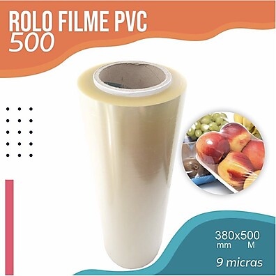 Filme PVC 38cm x 500m: Proteja Seus Alimentos!