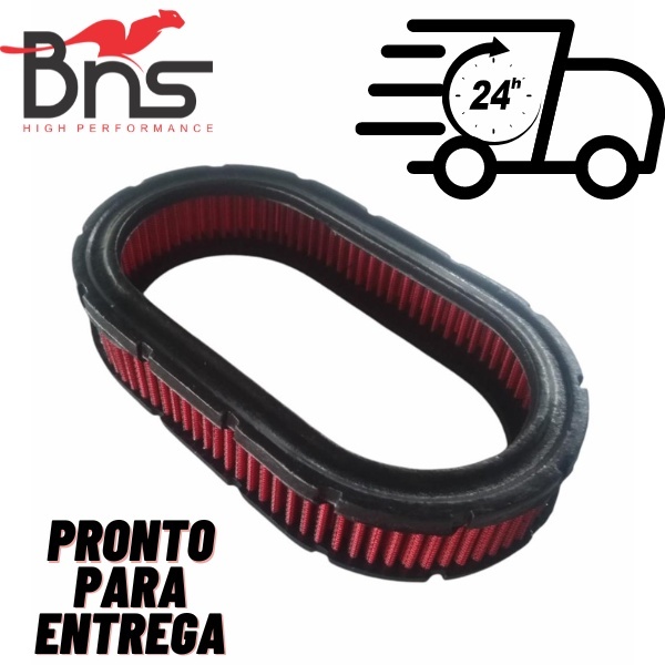 Filtro de Ar Esportivo Lavável para Carburador Oval