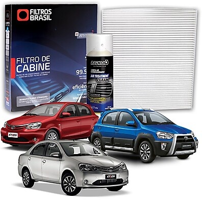 Filtro de Cabine Etios + Higienizador Granada: Ar Limpo e Saudável