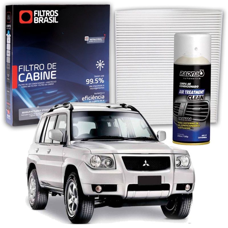 Filtro de Cabine Pajero TR4 + Higienizador: Ar Puro!