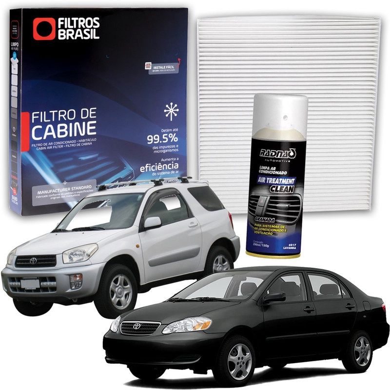 Filtro de Cabine Toyota + Limpa Ar: Ar Puro Já!