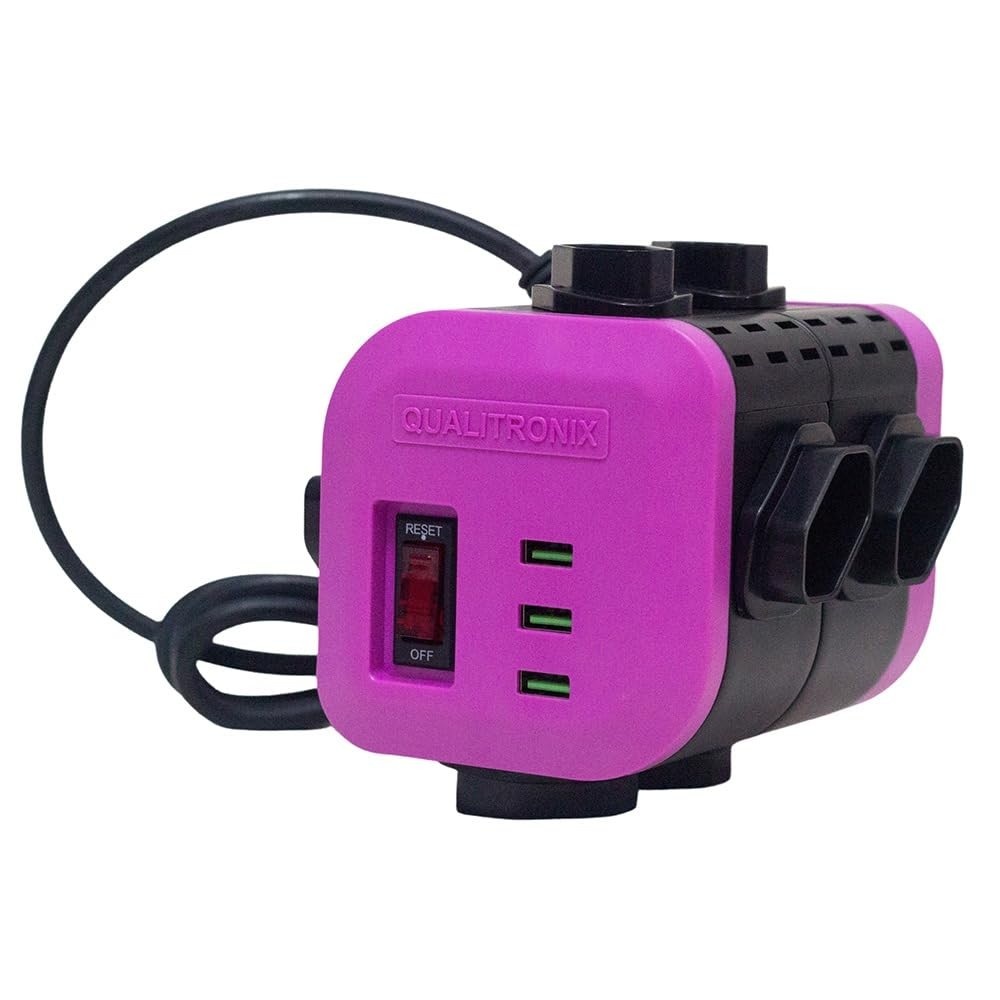 Filtro de Linha Torre 8 Tomadas + USB QCFL8-CLUSB Qualitronix: Proteção e Conectividade Inteligente