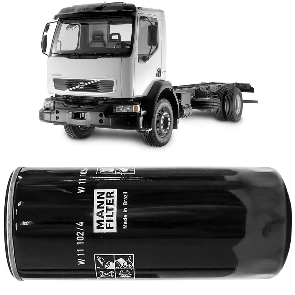 Filtro de Óleo Mann-Filter: Volvo VM17/VM23 e MWM