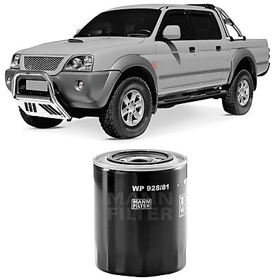 Filtro de Óleo Mitsubishi L200 2.5/3.2 99-2012 Mann – Alta Qualidade