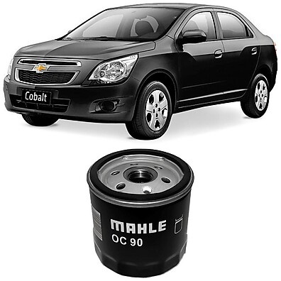 Filtro de Óleo OC90 para Chevrolet: Cobalt, Onix e Prisma