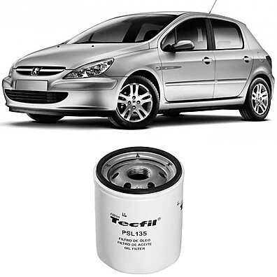 Filtro de Óleo Tecfil: Peugeot 307 2.0 16V (2003-2007)