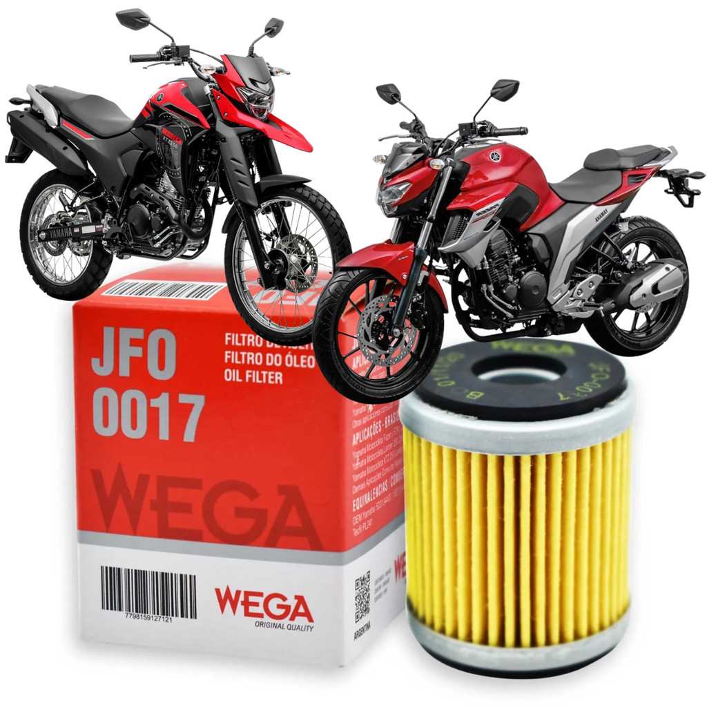 Filtro de Óleo Wega: Crypton, Fazer e Mais!