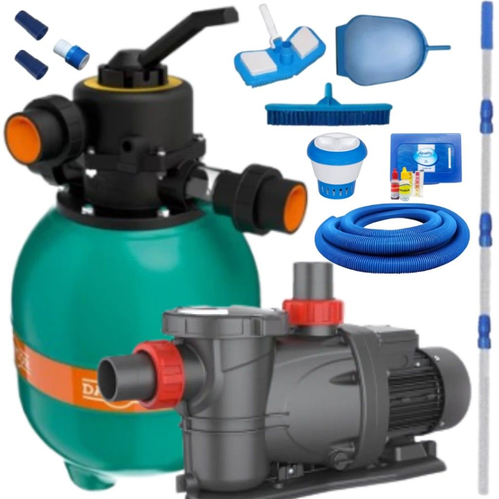 Filtro e Bomba para Piscina: Kit Completo Lepono