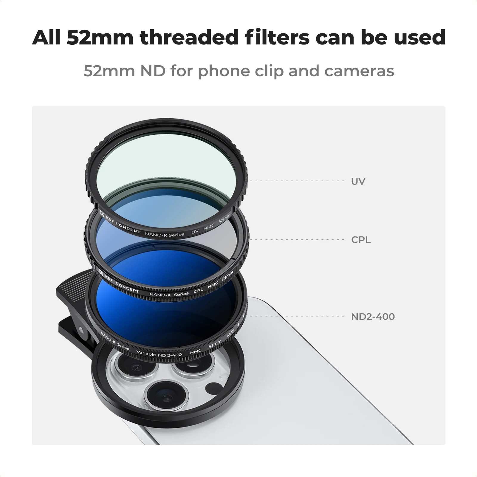 Filtro ND e CPL K&F Concept: Fotos Profissionais no Celular!