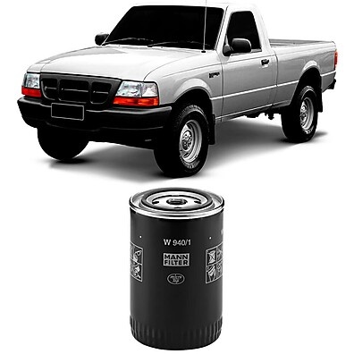 Filtro Óleo Ford Ranger 2.5 Diesel W940/1 – Compatível 99 a 2007