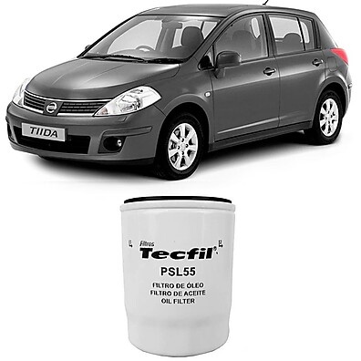 Filtro Óleo Nissan Tiida 1.8 2008 a 2013 Tecfil – Proteção Real para seu Motor