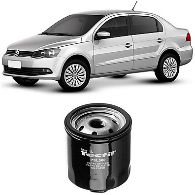 Filtro Óleo Volkswagen Voyage 1.0 1.6 2009 a 2017 Tecfil