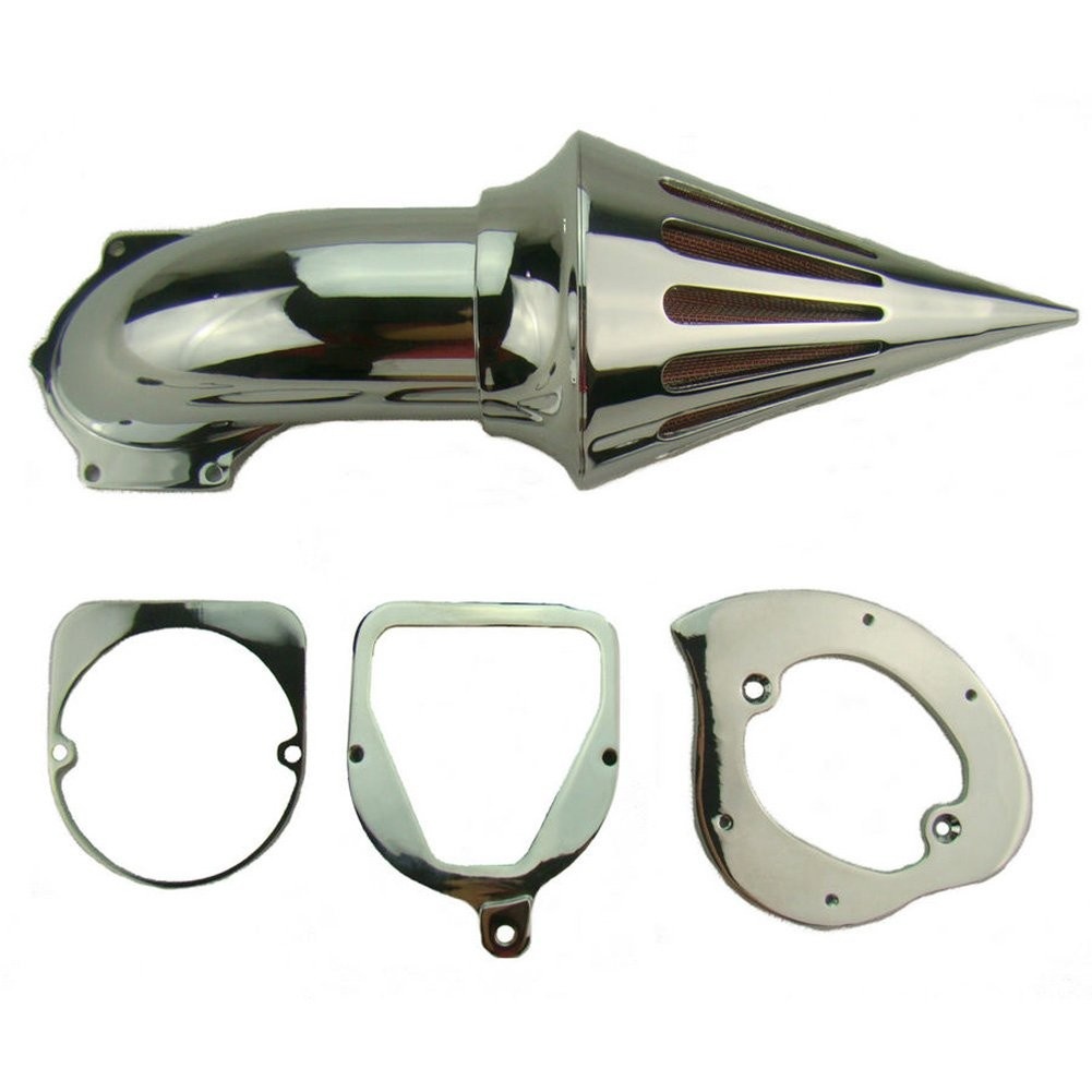 Kit Filtro de Ar Cromado Mallofusa para Honda Shadow VT750/VT750CDC - Performance e Estilo