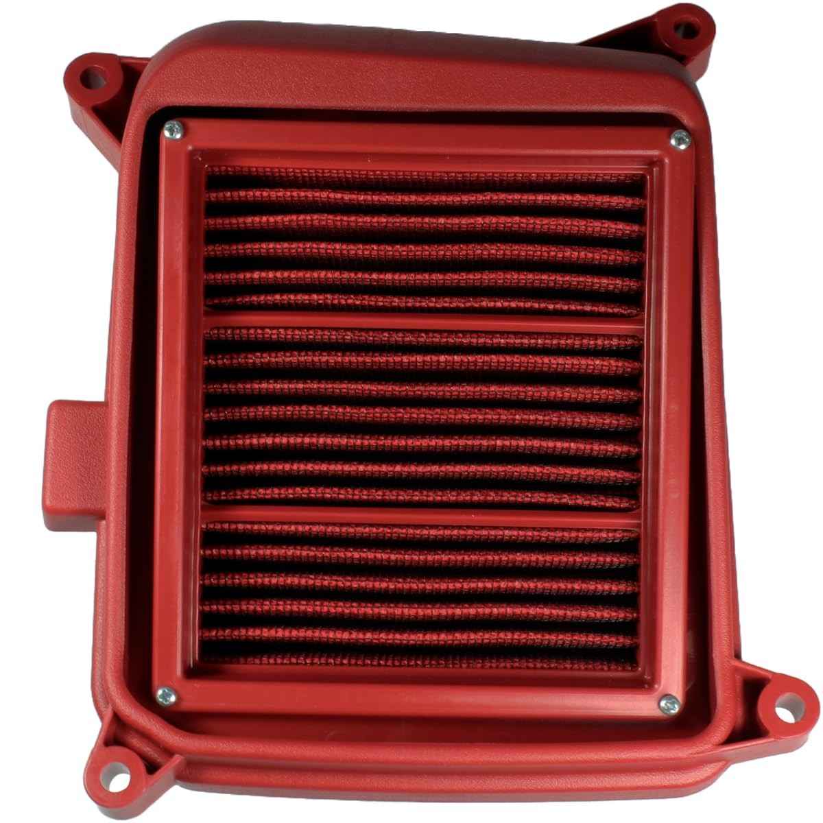 Filtro de Ar Esportivo Lavável Octoplus para Honda CG 125, 150 e 160 - Potência e Economia (Vermelho)
