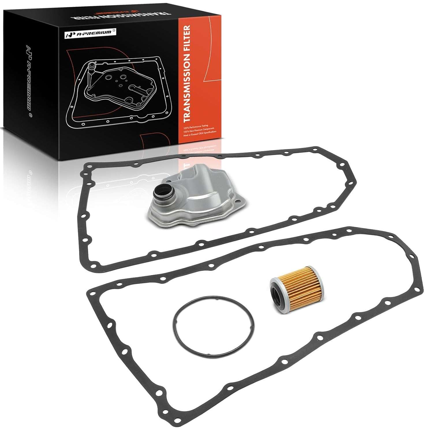 Kit Filtro Fluido Transmissão Automática A-Premium c/ Junta - Mitsubishi Outlander, Lancer, Sport, RVR