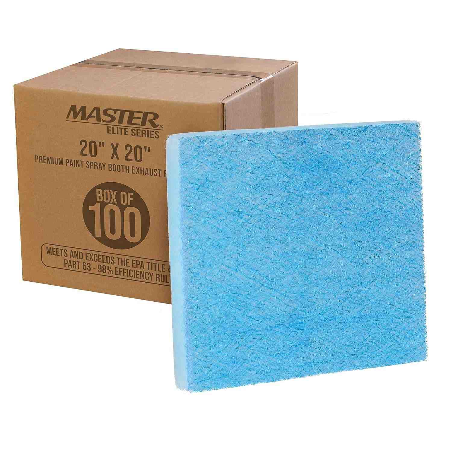 Almofada de Filtro de Exaustão Master Elite Premium 50,8x50,8cm - Fibra de Vidro 18g - Alta Eficiência
