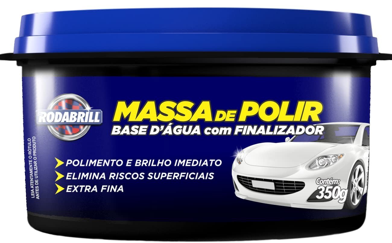 Massa de Polir e Finalizador 2 em 1: Brilho Intenso e Proteção para seu Carro
