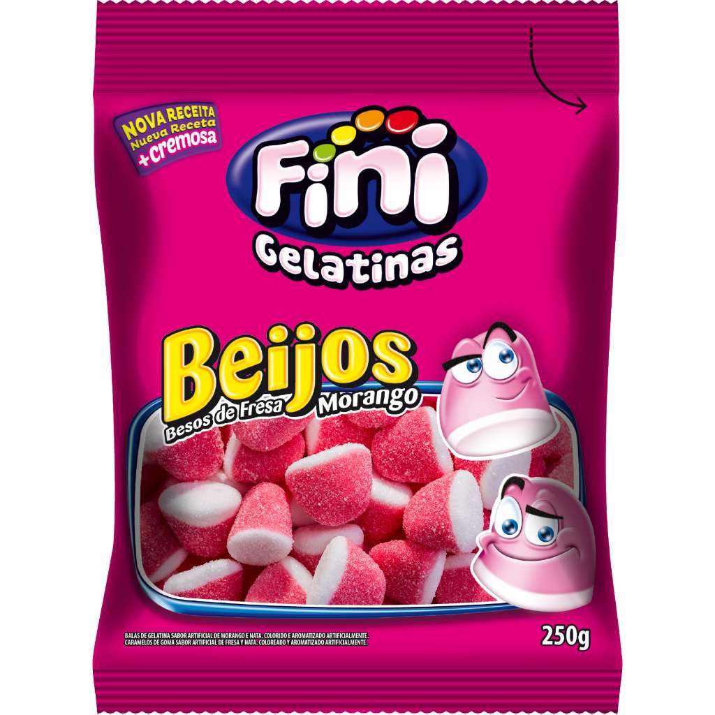Fini Beijos de Morango 250g: A Doçura Irresistível!