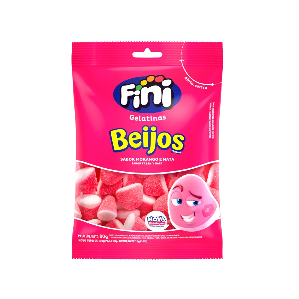 Fini Beijos de Morango 80g: A Doçura Irresistível!