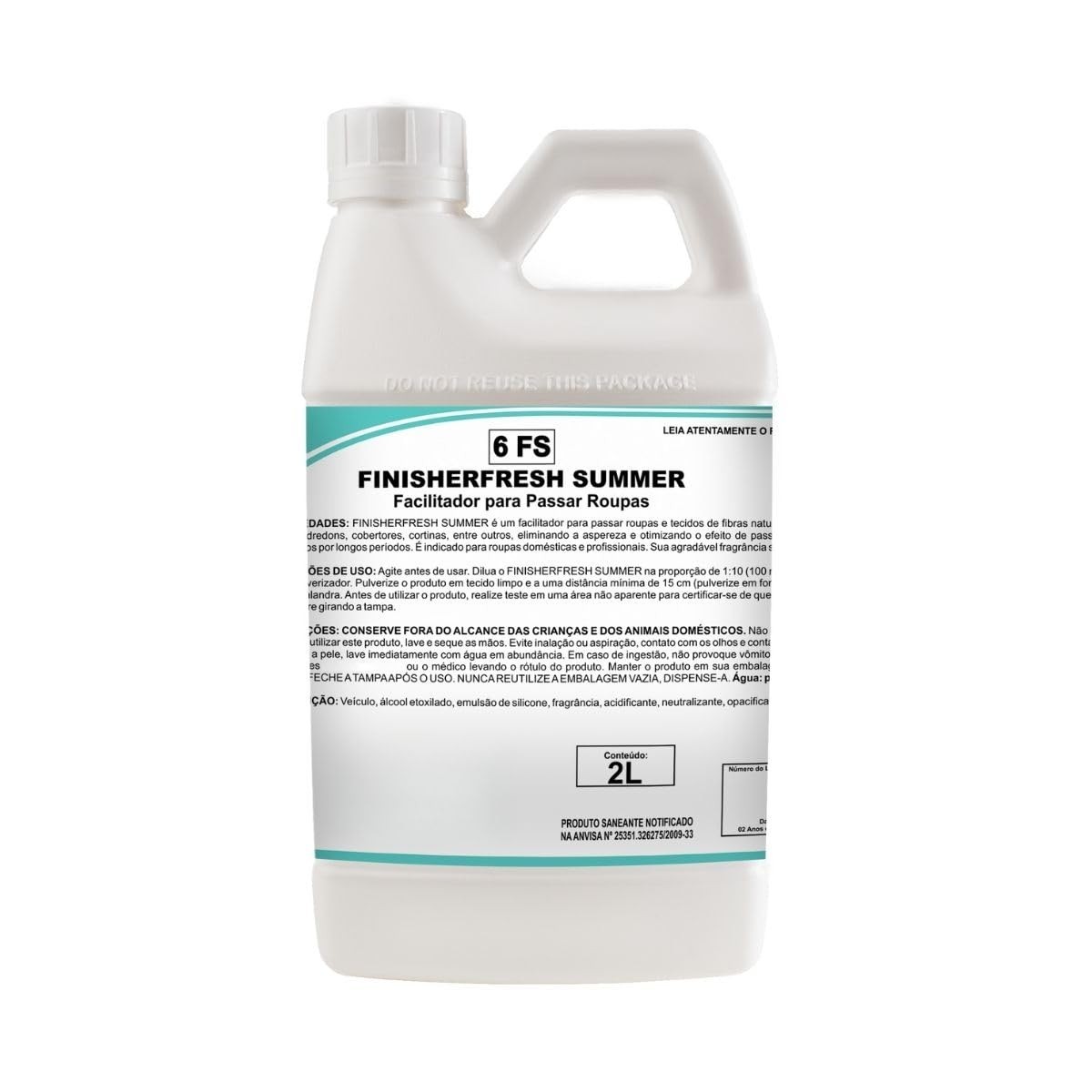 Finalizador de Passadoria Finisherfresh Summer 2L - Tecidos Macios e Perfumados
