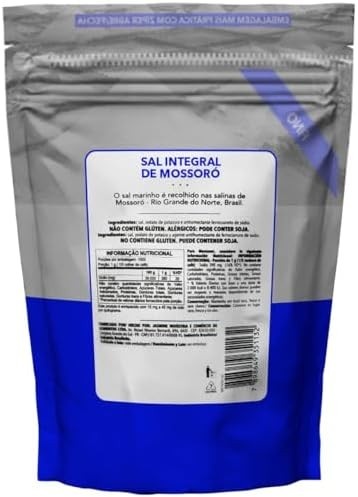 Sal Marinho Integral de Mossoró Fino Smart 1kg