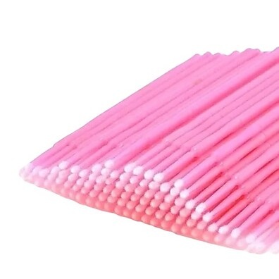 Kit 500 Microbrush: Alongamento de Cílios Fio a Fio