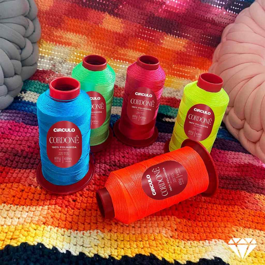 Fio Cordonê Poliamida: Brilho e Maciez 🧶