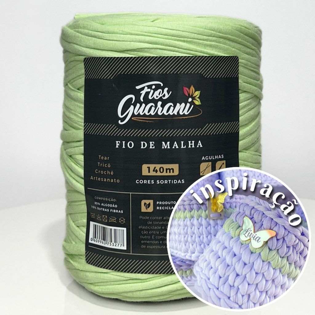 Fio de Malha Verde Claro: Crie Peças Incríveis!