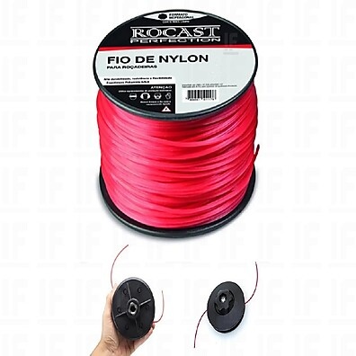 Fio de Nylon Roçadeira 2.4mm: Corte Preciso!